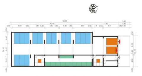 Eladó Ipari 9400 Sopron a vasútállomásnál: szintenként 846 m2-en (3+2 szinten) beépíthető fejlesztésre/befektetésre.............