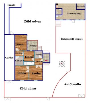Eladó Ház 1201 Budapest 20. kerület , Családi ház+üzlethelyiség, otthoni vállalkozáshoz tökéletes!