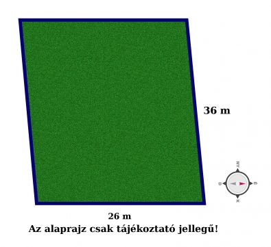 Eladó Telek 2317 Szigetcsép 50 m-re a Kis-Dunától