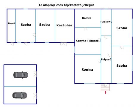 Eladó Ház 2700 Cegléd Cegléden vasútállomás közelében 3+2 szobás 85nm-es  ház eladó 