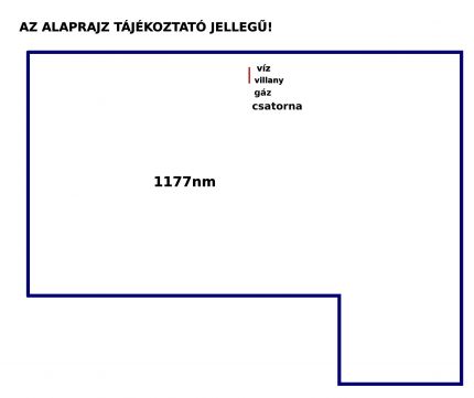Eladó Telek 9183 Mosonszentmiklós Vitéz utca környéke