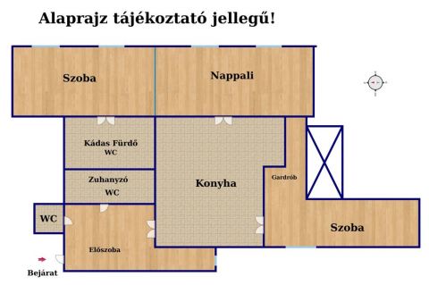 Eladó Lakás 1074 Budapest 7. kerület Síp utcánál 3 szobás luxus lakás