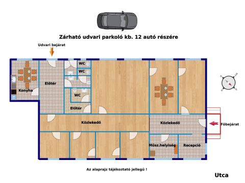 Kiadó Iroda 9400 Sopron Kiadó185m2-es iroda/üzlethelyiség Sopronban az Ipar körúton