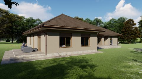 Eladó Ház 2373 Dabas , Ikerház fél 1063 nm-es telken