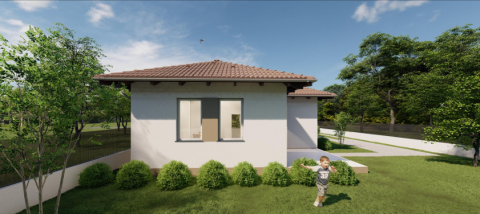 Eladó Ház 2339 Majosháza Újépítésű ikerházfél, 300 méterre a Duna parttól!!