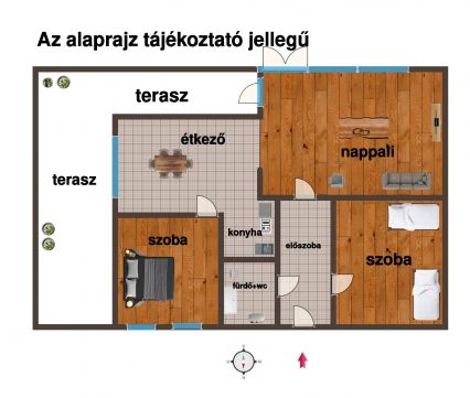 Eladó Ház 8172 Balatonakarattya örökpanorámás faház