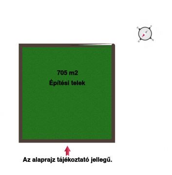Eladó Telek 2373 Dabas Belterület, lakóövezet, csendes környék!