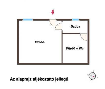 Eladó Iroda 9400 Sopron Frekventált helyen, befektetési ingatlan eladó!
