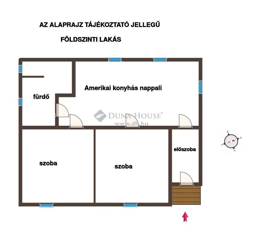 2200 Monor , Monor, földszinti lakás — 1/9