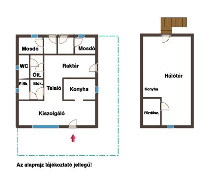 Eladó Vendéglátás 6065 Lakitelek jól működő büfé Lakitelek-Tőserdő szívében, berendezéssel