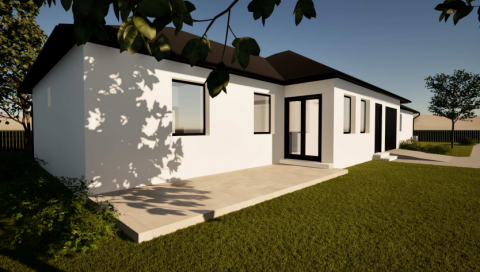 Eladó Ház 2314 Halásztelek Újépítés Halásztelken Nappali + 4 Háló +Garázs