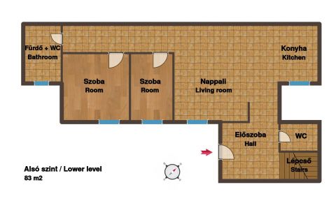 Eladó Lakás 1064 Budapest 6. kerület Elegáns lakás a Kodály körönd környékén