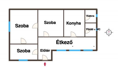 Eladó Ház 6100 Kiskunfélegyháza Családi ház 3 szobával a központhoz közel