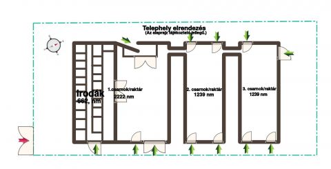 Eladó Ipari 4031 Debrecen Ipari parkban ~6000 nm hasznos területtel.
