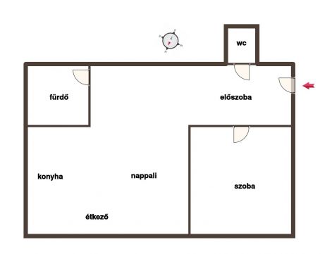 Eladó Lakás 5000 Szolnok 2 szobás 2. emeleti, 47nm-es cirkós lakás, liftes társasház