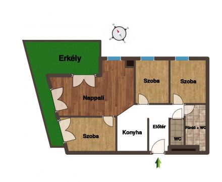 Eladó Lakás 1138 Budapest 13. kerület Meder utca