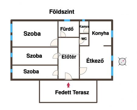 Eladó Ház 6066 Tiszaalpár Jó szerkezetű családi ház pincével, tetőtérrel