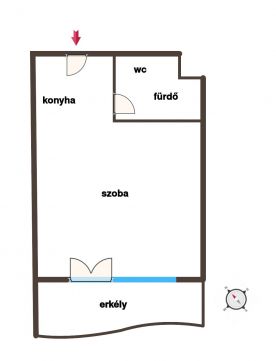 Eladó Lakás 6035 Ballószög Újépítésű 23nm+7nm erkélyes 1 emeleti lakás