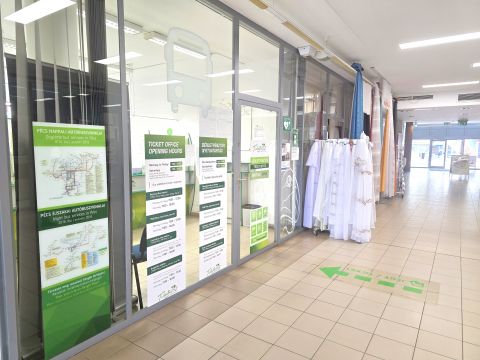 Eladó Üzlethelyiség 7621 Pécs , Belvárosi üzletházban 35 nm-es üzlet