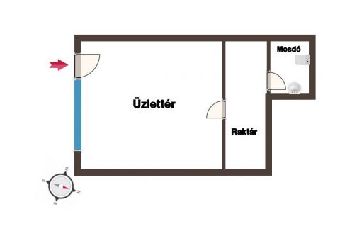 Kiadó Üzlethelyiség 9400 Sopron 