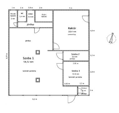 Eladó Üzlethelyiség 8400 Ajka 8400 Ajka, központi