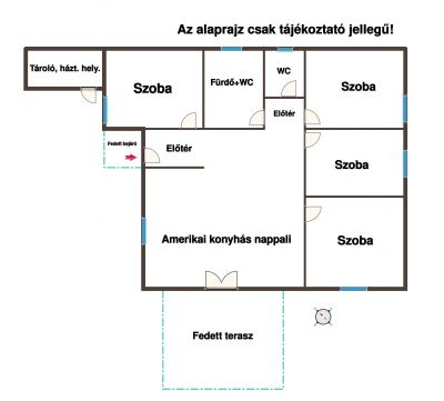 Eladó Ház 2338 Áporka , Ikerház hátsó lakás