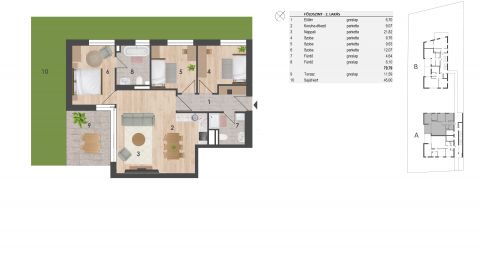 Eladó Lakás 1145 Budapest 14. kerület , Zella Park Homes