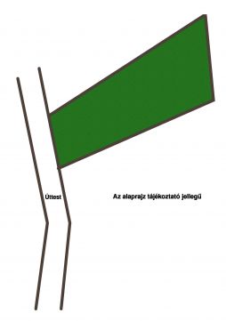 Eladó Telek 2373 Dabas Dabas csendes, városszéli aszfaltozott utcája