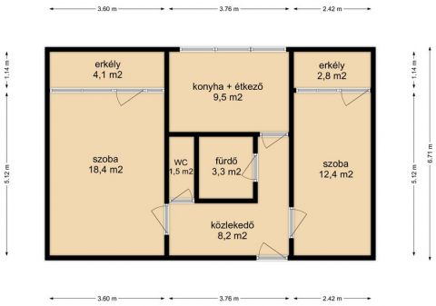 Eladó Lakás 8800 Nagykanizsa 