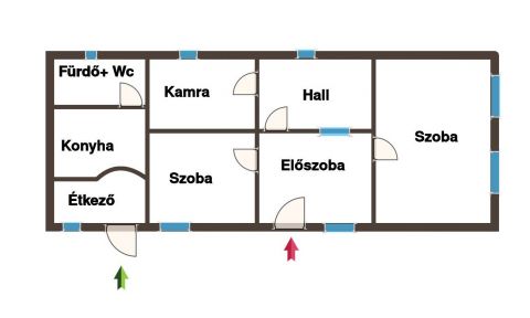Eladó Ház 9552 Vásárosmiske Falu elején
