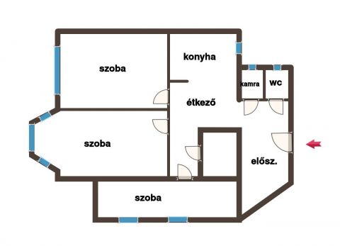Eladó Ház 1188 Budapest 18. kerület Kossuth Ferenc-telepen körbe járható szigetelt családi ház
