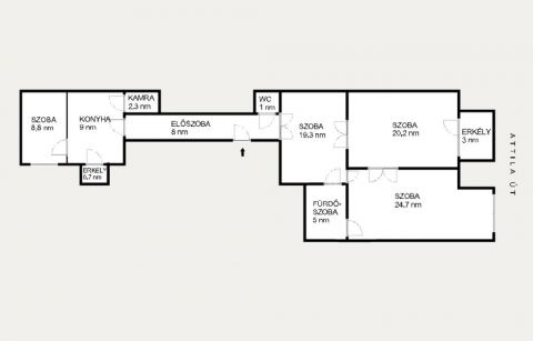 Eladó Lakás 1012 Budapest 1. kerület 1012 Budapest 1, Krisztinaváros
