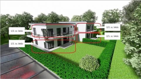 Eladó Lakás 1037 Budapest 3. kerület , Új építésű panorámás lakások Ürömhegyen