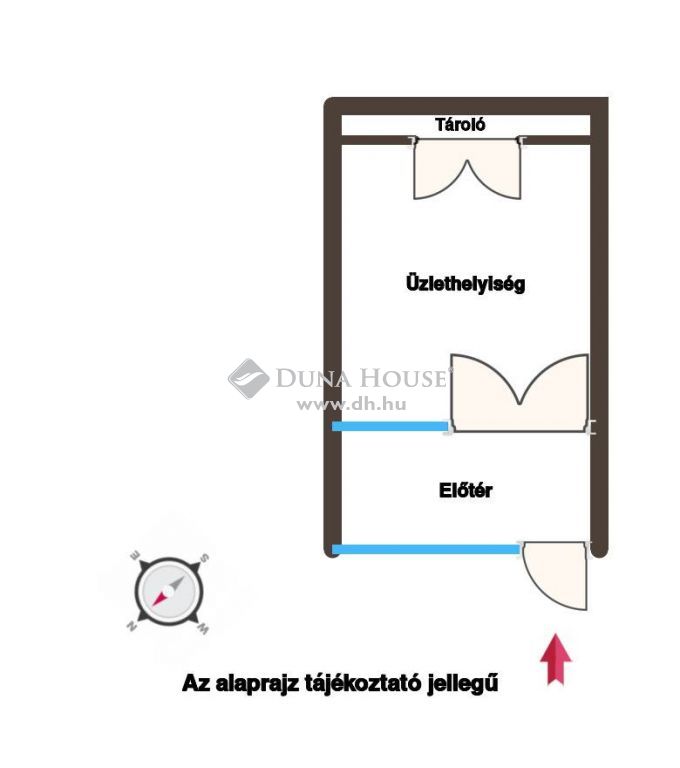 9400 Sopron , Várkerületnél kiváló elhelyezkedésű üzlethelyiség eladó! — 1/8
