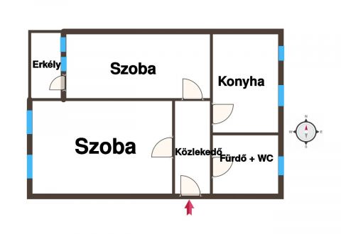 Eladó Lakás 6100 Kiskunfélegyháza Belülről felújított 4 lakásos társasház garázzsal