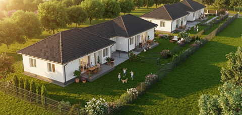 Eladó Ház 2200 Monor Garázskapcsolatos ikerházfél, ajándék konyhabútorral!