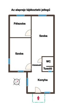 Eladó Ház 2182 Domony Domonyban 2 és fél szobás  ikerház eladó