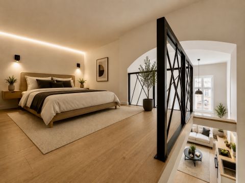 Eladó Lakás 1067 Budapest 6. kerület , 2 felújított galériás lakás eladó egymás mellett