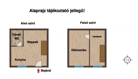 Eladó Lakás 1071 Budapest 7. kerület Damjanich utcában felújított belső két szintes lakás