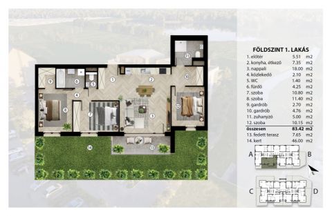 Eladó Lakás 8000 Székesfehérvár , Palotaváros