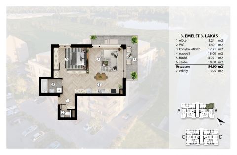 Eladó Lakás 8000 Székesfehérvár , Palotaváros