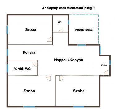 Eladó Ház 2711 Tápiószentmárton Tápiószentmárton Általános iskola közelében 3 szobás ház
