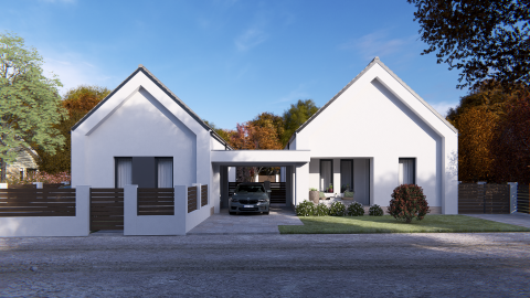 Eladó Ház 6000 Kecskemét Katonatelep új építésű környezetben 103m2-es családi ház