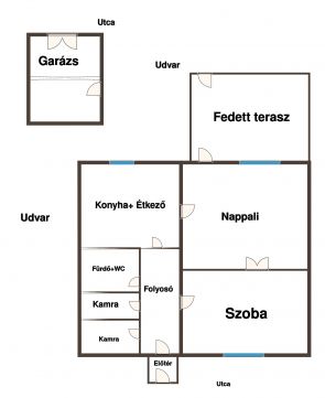 Eladó Ház 1173 Budapest 17. kerület Mazsola Óvoda közelében 4 szoba+nappalis tégla építésű ház 