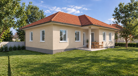 Eladó Ház 2200 Monor , Monoron 3 hálószobás újépítésű otthon csendes utcában