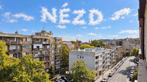 Eladó Lakás 1027 Budapest 2. kerület Mechwart ligetnél panorámás lakás garázzsal 3 szobával 